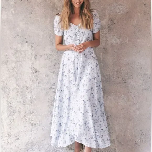 coralie maxi dress Coralie Maxi Gown in Pearl